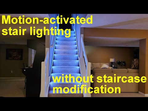 Video: Stair lighting: ideas and options, installation methods, design tips, photos