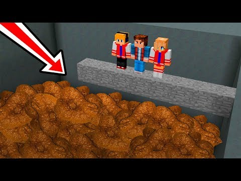 NÃO CAIA NA PISCINA DE COCÔ NO MINECRAFT ! - NÃO CAIA NA PISCINA DE COCÔ NO MINECRAFT !