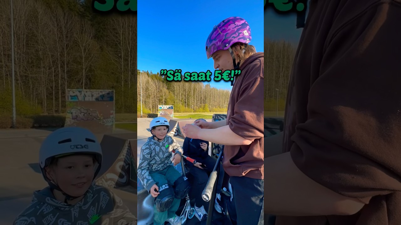 Tee temppu = saat 5€😳