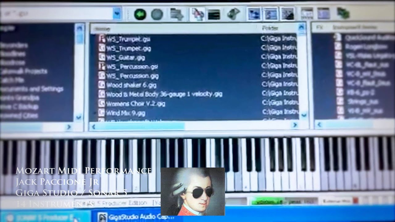 Mozart Midi Performance - Giga Studio