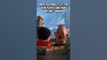 When you finally let the new player join your group #wow #worldofwarcraft #warcraft