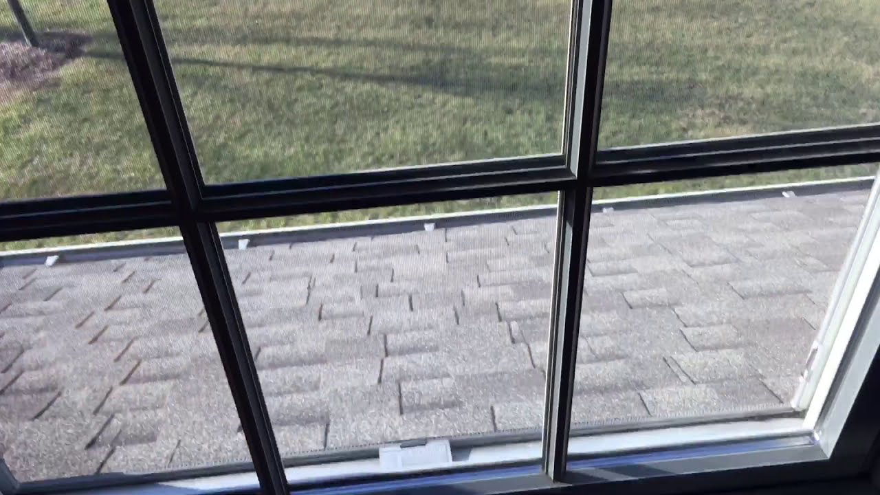 Andersen 400 Series DoubleHung TiltWash Window in my Bedroom YouTube