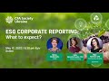 ESG Corporate Reporting: What to expect?