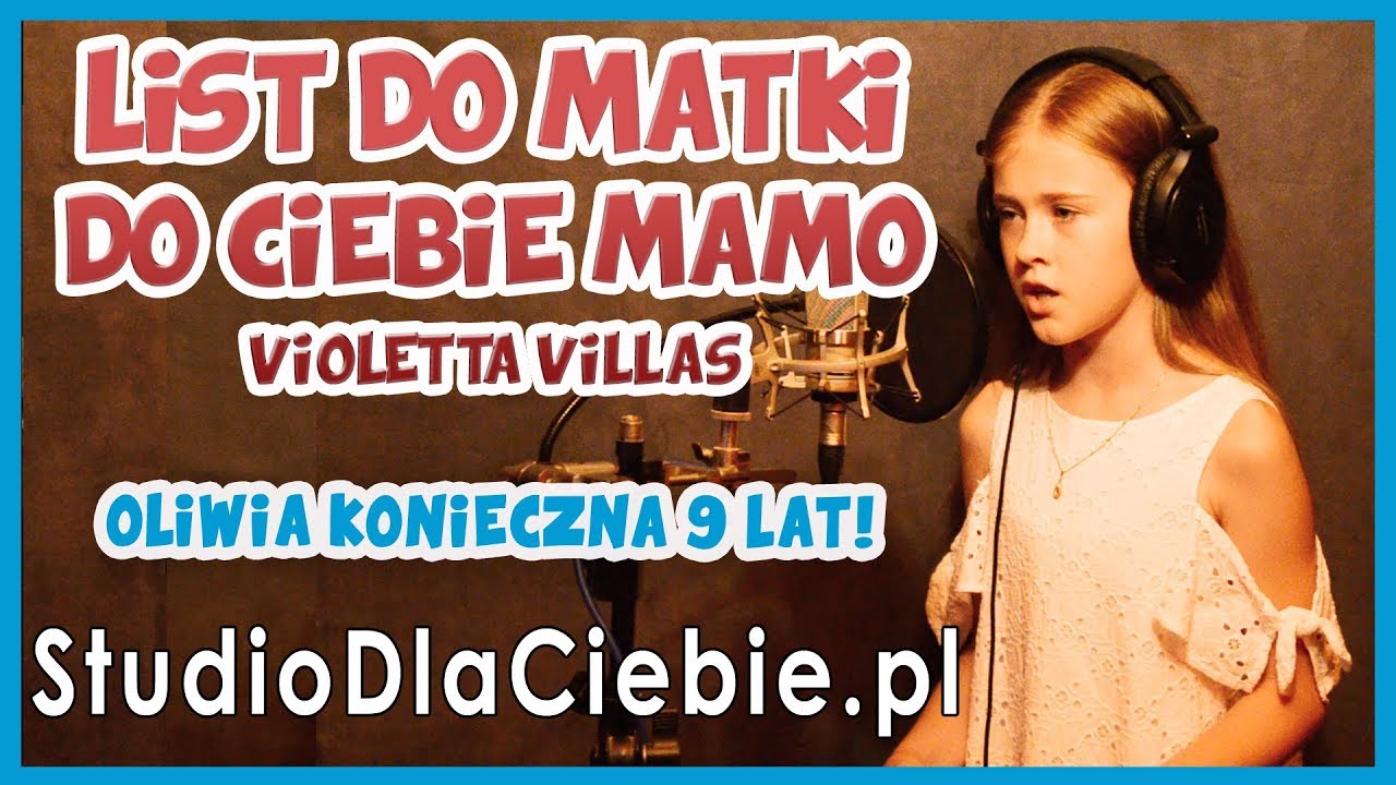 List do matki / Do Ciebie Mamo - Violetta Villas (cover by Oliwia