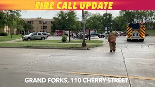 UPDATE: Monday Evening Grand Forks Fire Call