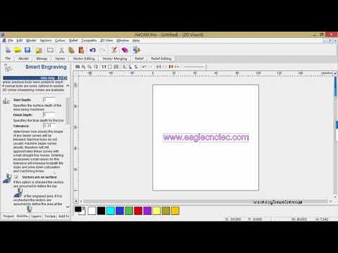 ArtCAM Pro 8.1 Tutorials: Program Character Engraving Toolpath
