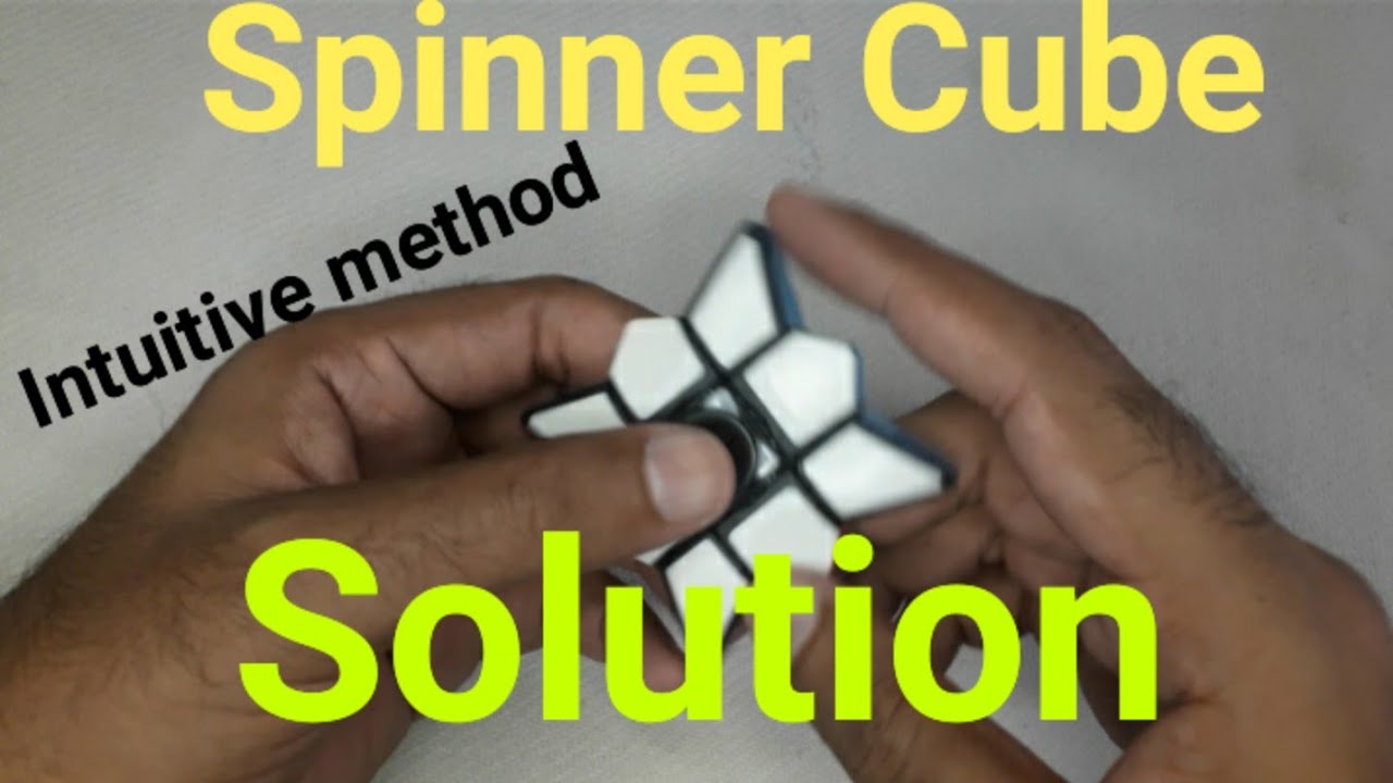 Solution of SPINNER CUBE / easy method #art #adnan #learn #rubikscube ...