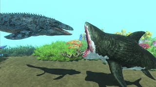 Mosasaurus VS The ocean - Animal Revolt Battle Simulator