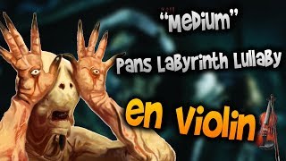 Video thumbnail of "Pans Labyrinth - Lullaby en Violín|How to Play,Tutorial,Tab,sheet music,Como Tocar|Manukesman"