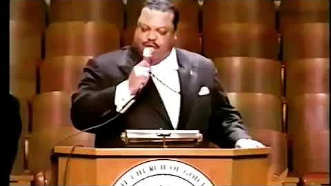 The late Supt YD B Thoroughgood preaching in Mason...