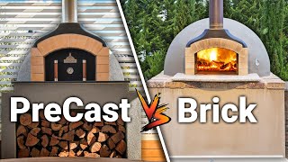 Precast Pizza Oven or Brick Pizza Oven - Choosing the Right Oven for You