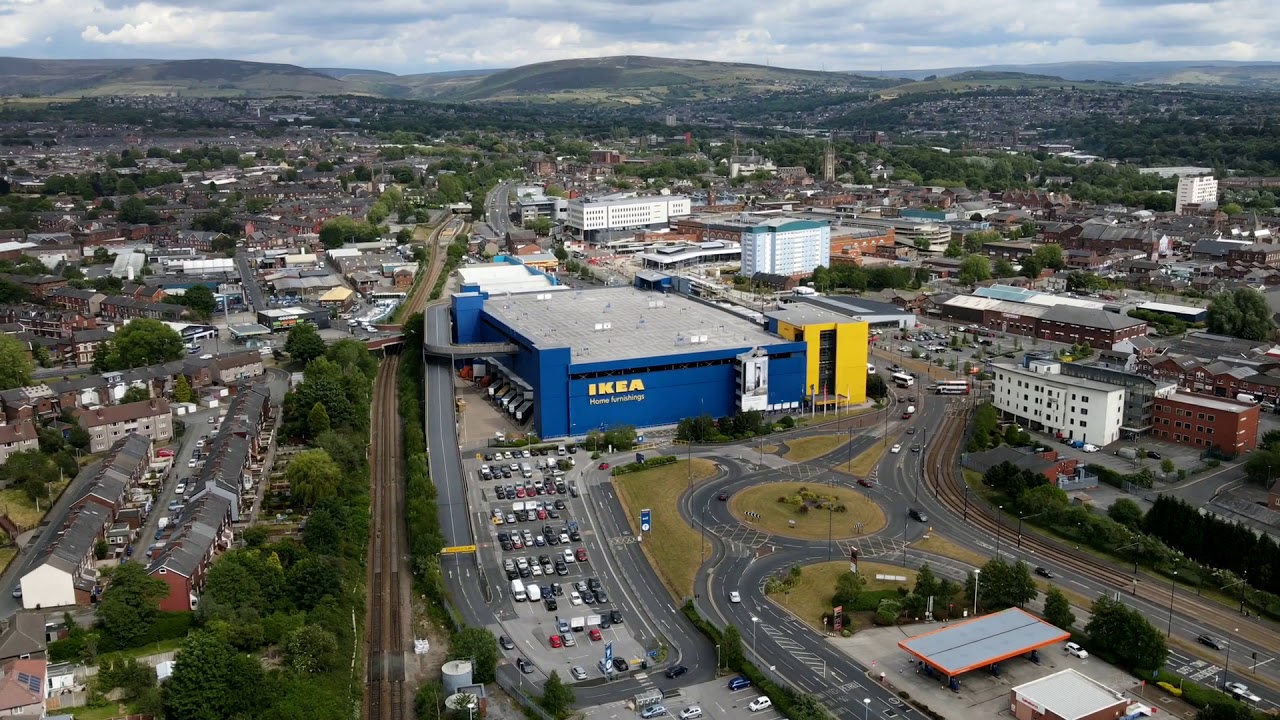 Hyperlapse IKEA Ashton Under Lyne shot on DJI Mavic Air 2 YouTube