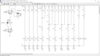 FluidSIM Tutorial : Electro-Pneumatic A+ B+ A- B- ; continuous looping