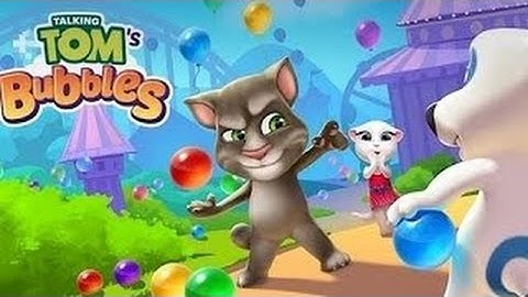 Talking Tom Bubble Shooter Android IOS Gameplay