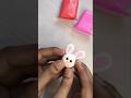 Easiest Cute Bunny Clay Art 🐰🥕 #shorts #clayart #diy #cuteart #youtubeshorts
