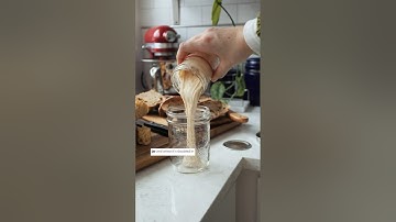 How to create a sourdough starter #cookingfromscratch #sourdough