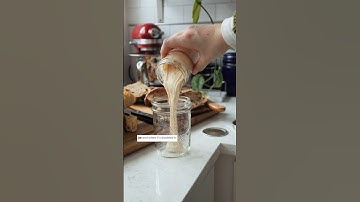 How to create a sourdough starter #cookingfromscratch #sourdough