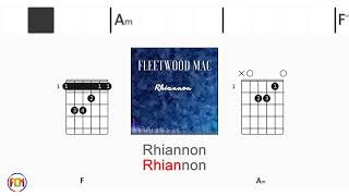 FLEETWOOD MAC Rhiannon FCN  GUITAR CHORDS & LYRICS