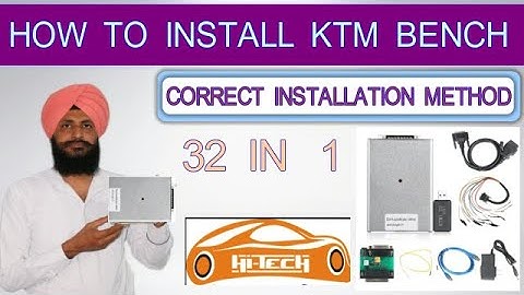 KTM BENCH 32 INSTALLATION IN 1 IN ENGLISH & HINDI