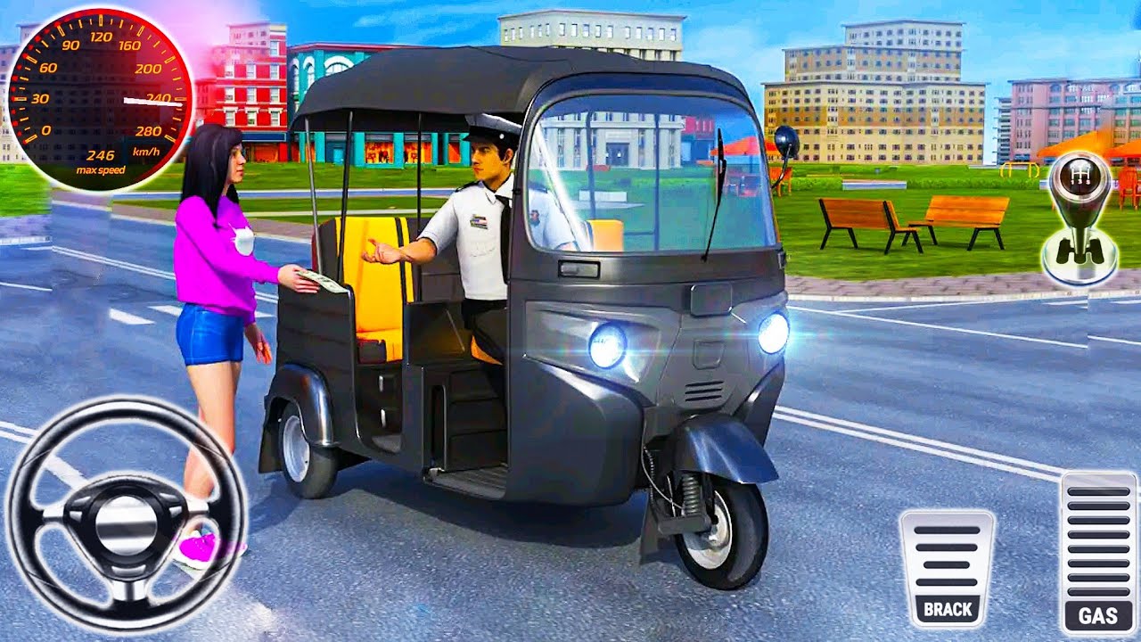 High Speed Auto Rickshaw Driving Simulator - Tuk Tuk Auto Rickshaw Game ...