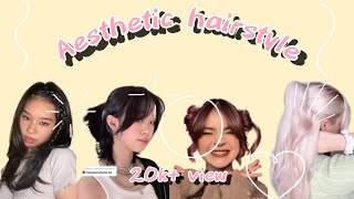 Aesthetic hairstyles you should try #tiktok