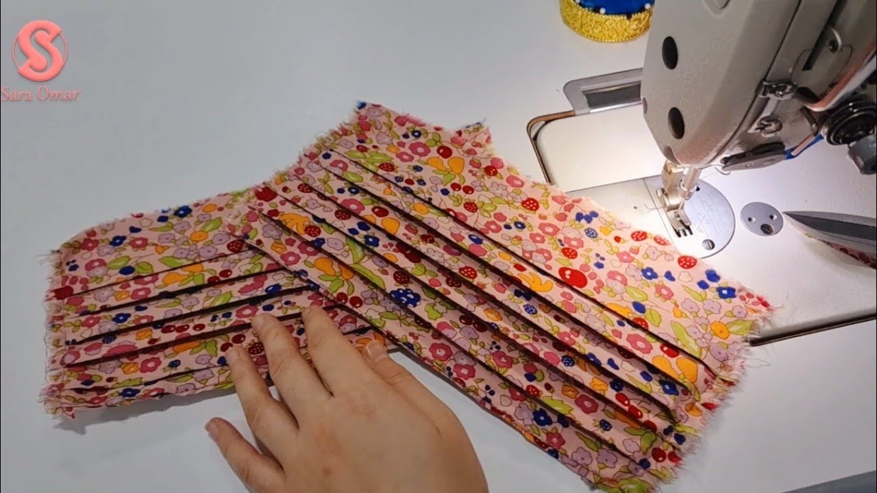 تصميم صدر دشداشة صيفي/مقاس L