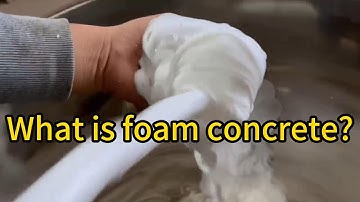 What is foam concrete？ We have high quality foaming agent, please contact us if you need it!