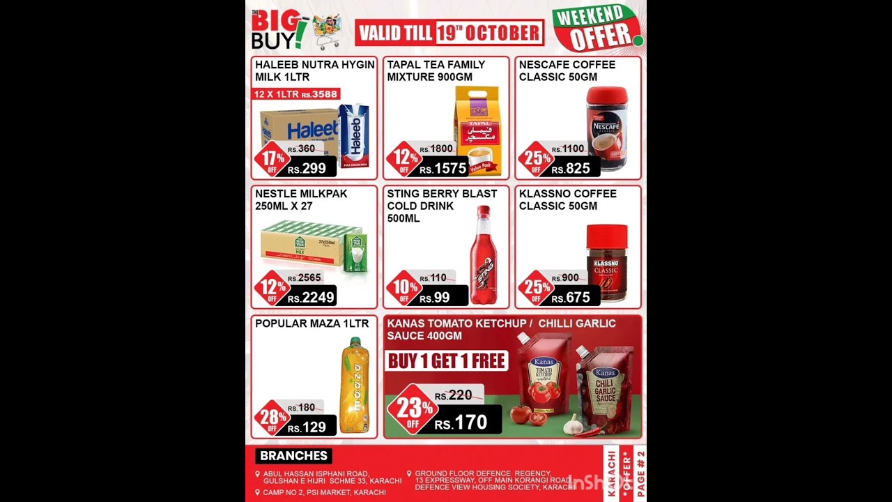 The Big Buy Supermarket Offers till 19 October 25