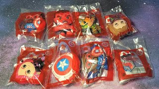 FULL SET OF CAPTAIN AMERICA BRAVE NEW WORLD MCDONALD'S HAPPY MEAL COLLECTIBLES!