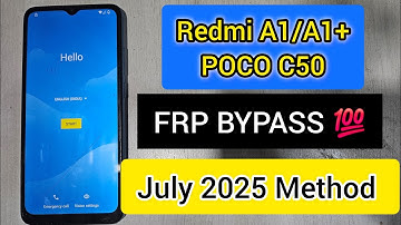 Redmi A1 A1+ POCO C50 FRP BYPASS || 2025 Method 💯 Working #redmifrpbypass #pocofrpbypass #reels