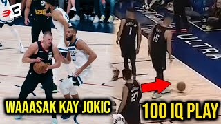 Nikola Jokic Ginawa lang ASINTAHAN si Gobert | 100 IQ play ni Jokic na Hindi Napansin ng Minnesota