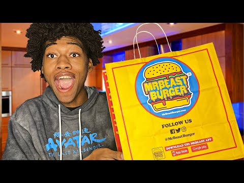 Trying MrBeast Burger