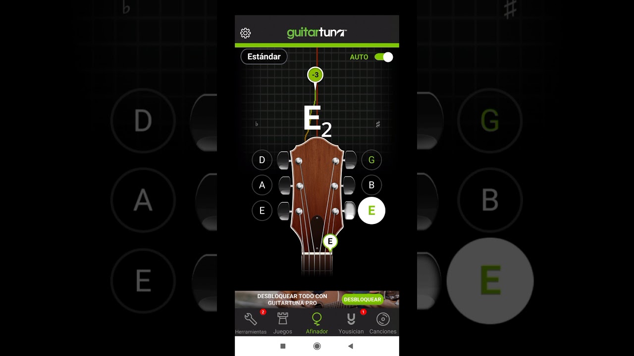 AFINAR LA GUITARRA - Guitar Tuna - YouTube