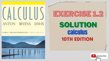 Exercise 1.2 Solution | Calculus | Anton Biven Davis | Hindi/Urdu