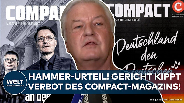 LEIPZIG: Hammer-Urteil! Bundesverwaltungsgericht kippt Verbot des rechtsradikalen Compact-Magazins!