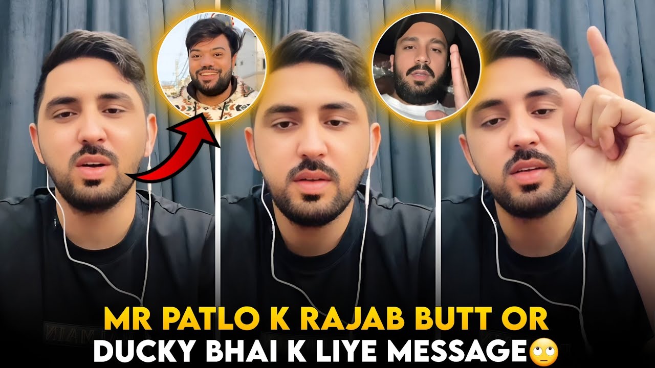 Mr Patlo K Rajab Butt Or Ducky Bhai K Liye Message | Mr Patlo K Special Message Pind Walo K Liye