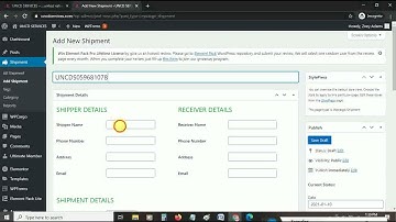 Consignment / Courier Website Operation Tutorial