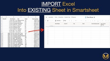 Import Excel into Existing Sheet in Smartsheet!