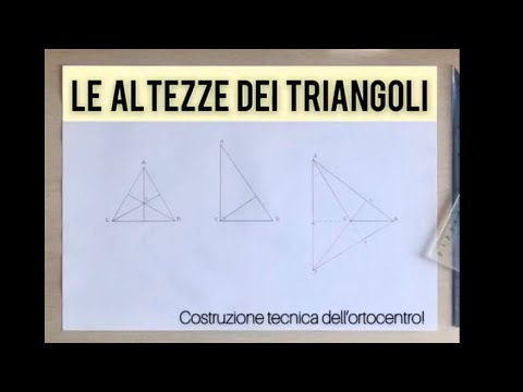 Video: Dov'è l'ipotenusa di un triangolo isoscele?