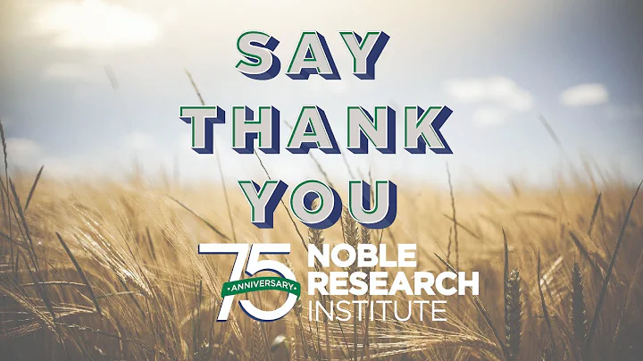 To All the Farmers and Ranchers, We Want to Say Th...