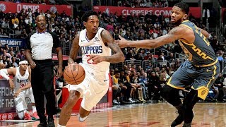 Durant Triple Double! Lou Williams 10 Points in OT! 201819 NBA Season