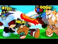 We Paid 2 Win, So We Became GODS And DESTROYED Them... (ROBLOX BEDWARS)