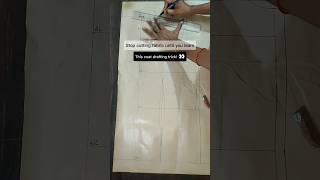 Beginner to pro: coat pattern drafting explained fast🤯 #shorts #coatpattern #youtubeshorts #fashion
