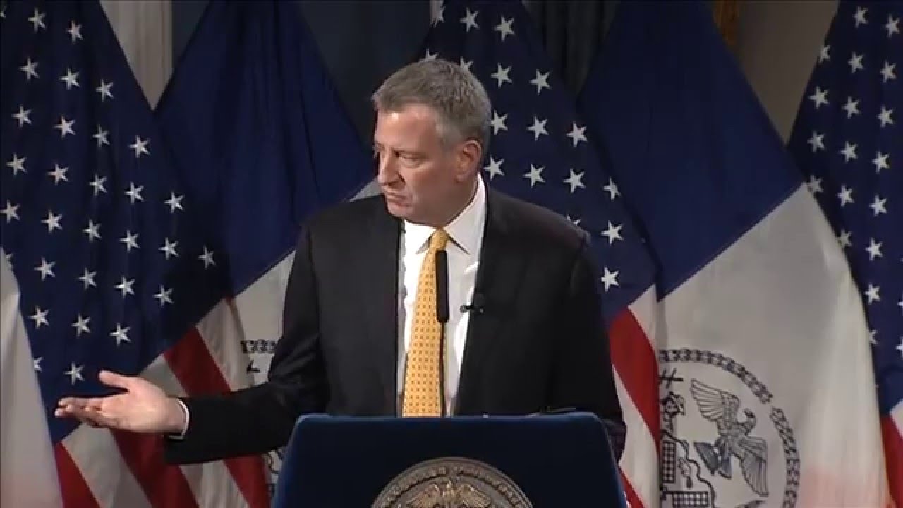Mayor Bill de Blasio Presents Fiscal Year 2017 Preliminary Budget mayor de blasio children