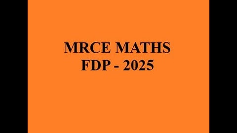 A One Day Online National level Mathematics Faculty Development Program- July, 2025