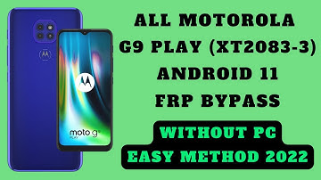 All Motorola 2022 Android 11 Frp Bypass Without PC EASY METHOD