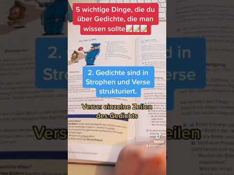 Gedichte - 5 Merkmale, die du im Deutschunterricht wissen solltest