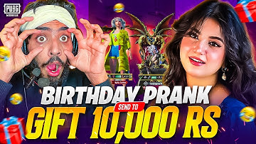 Pranking with a Girl Voice Asking for a Birthday Gift and Surprising with 10,000 Rupees