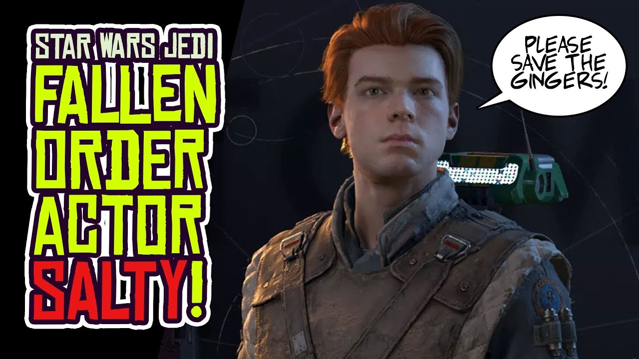 SAVE THE GINGERS! Star Wars Jedi Fallen Order Actor SALTY About Mod