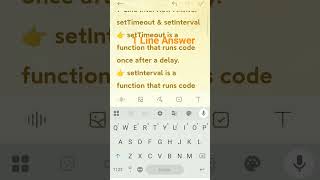 JavaScript Interview Question: setTimeout &amp; setInterval 💡